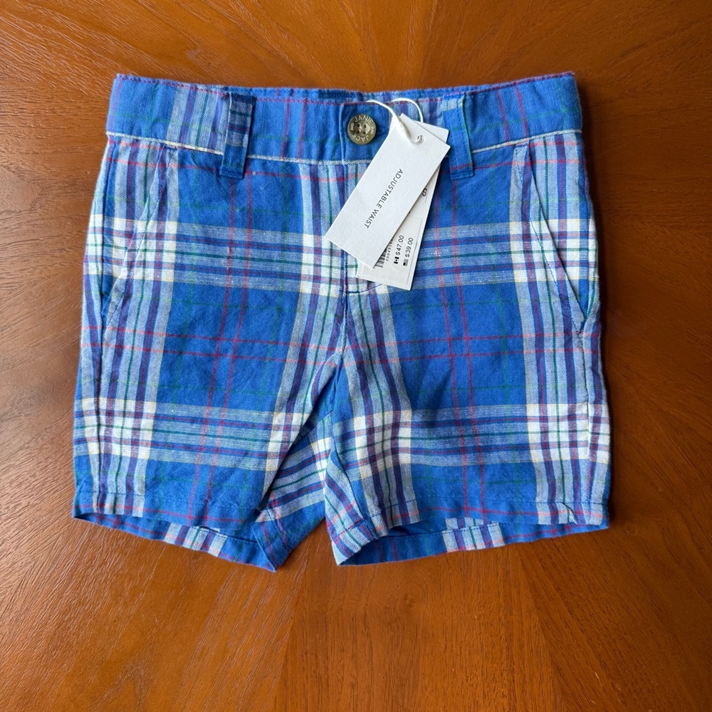 NWT Janie and Jack cotton linen shorts 2T